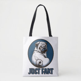 Bolso De Tela Just Fart Doggie