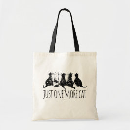 Bolso De Tela Just One More Cat Parent