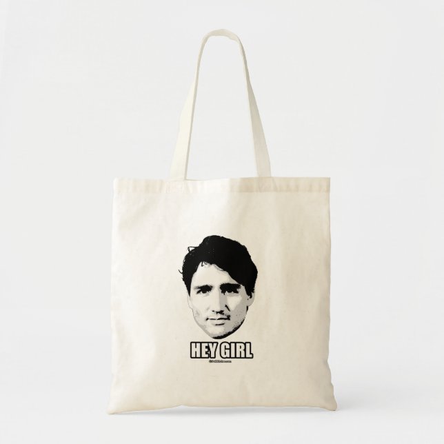 Bolso De Tela Justin Trudeau - ey chica --.png (Frente)