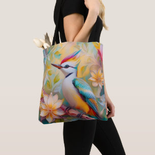 Bolso De Tela Juvenil Rainbow Woodpecefer Fantasy Bird