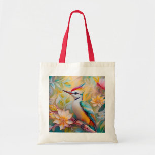 Bolso De Tela Juvenil Rainbow Woodpecefer Fantasy Bird