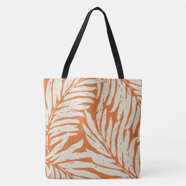Bolso De Tela Kahanu Garden Palm Hawaian Salve Beach Bag (Anverso)