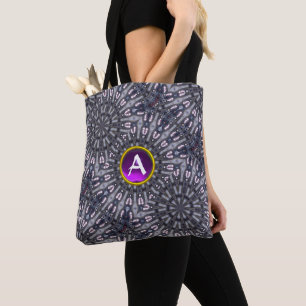 BOLSO DE TELA KALEIDOSCOPE PSICODELIC GEM MONOGRAM