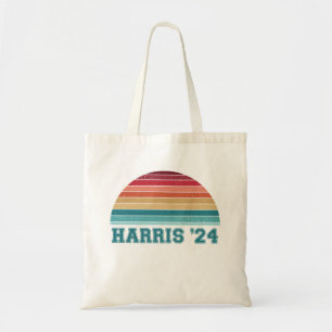 Bolso De Tela Kamala Harris 2024 Atardecer Retro Vintage