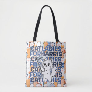 Bolso De Tela Kamala Harris 2024, presidente de Gato Electoral