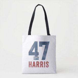 Bolso De Tela Kamala Harris 47 47º Presidente