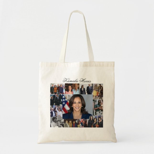 Bolso De Tela Kamala Harris Budget Tote Bag (Frente)