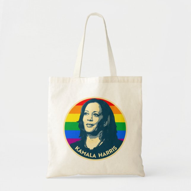 BOLSO DE TELA KAMALA HARRIS ORIDE BADGE (Frente)