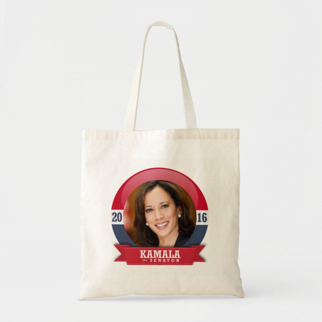 BOLSO DE TELA KAMALA HARRIS PARA EL SENADOR (Frente)