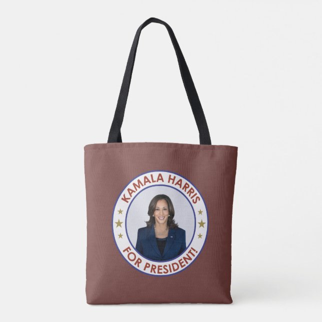 BOLSO DE TELA ¡KAMALA HARRIS PARA PRESIDENTE! (Reverso)