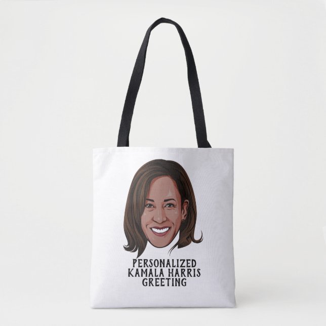 Bolso De Tela Kamala Harris personalizado (Anverso)
