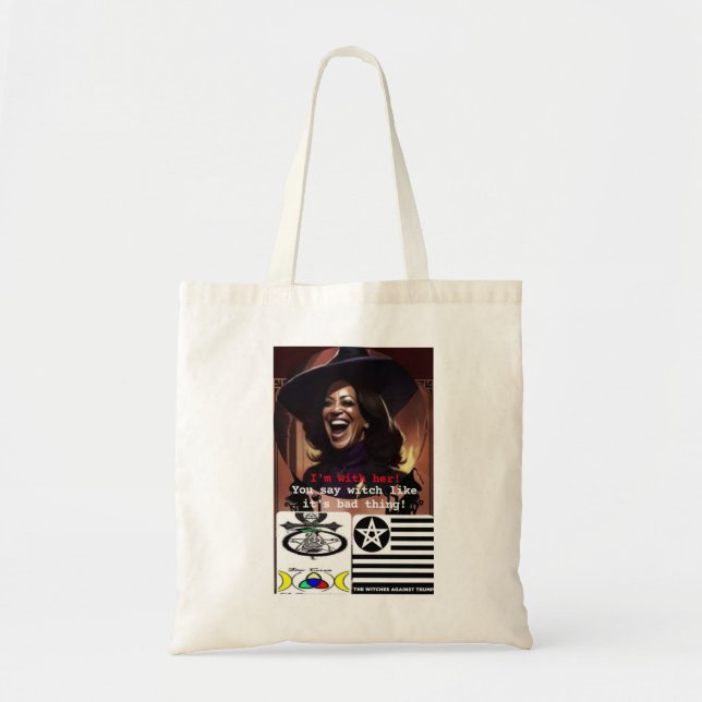 Bolso De Tela Kamala Harris por el Tote del presidente (Frente)