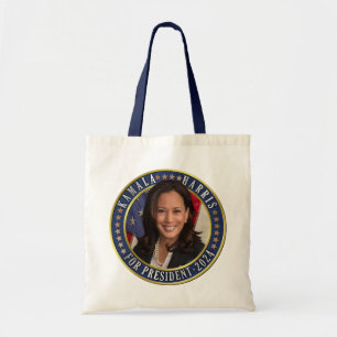 Bolso De Tela Kamala Harris por la foto del presidente demócrata
