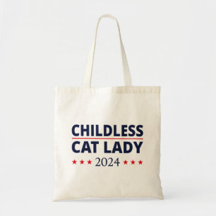 Bolso De Tela Kamala Harris - Señora del gato sin hijos 2024 III