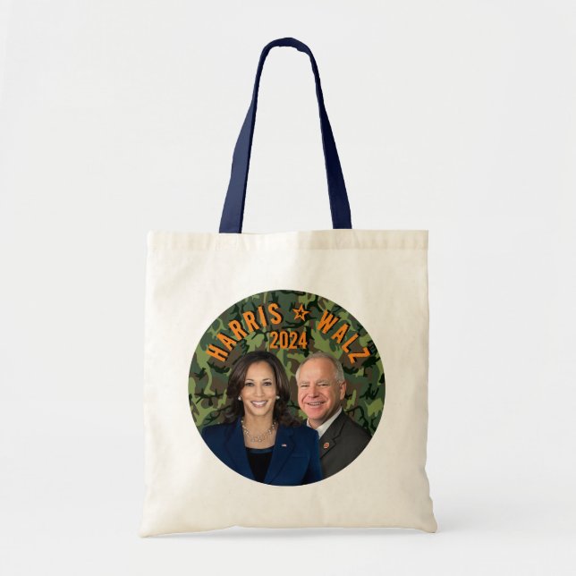 Bolso De Tela Kamala Harris Tim Walz presidente vicepresidente F (Frente)