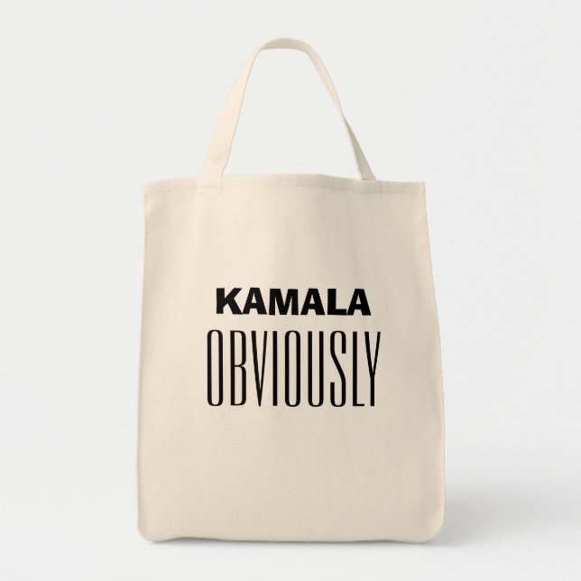Bolso De Tela Kamala... OBVIAMENTE (Frente)