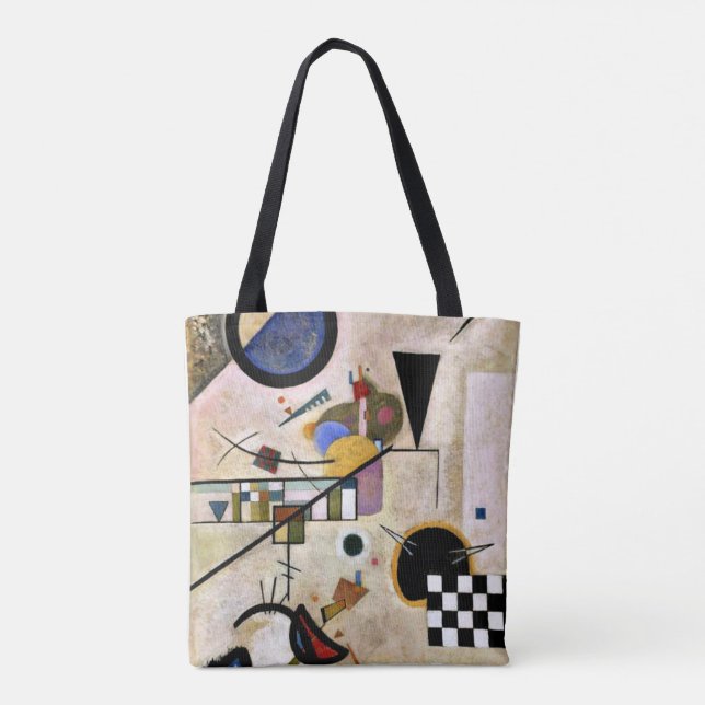 Bolso De Tela Kandinsky - Acuerdos opuestos (Reverso)