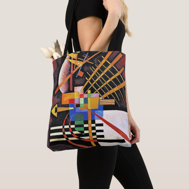 Bolso De Tela Kandinsky - Arriba e Izquierda, (Detalle)