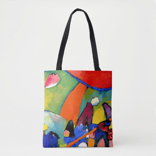Bolso De Tela Kandinsky - Escena de playa (Anverso)