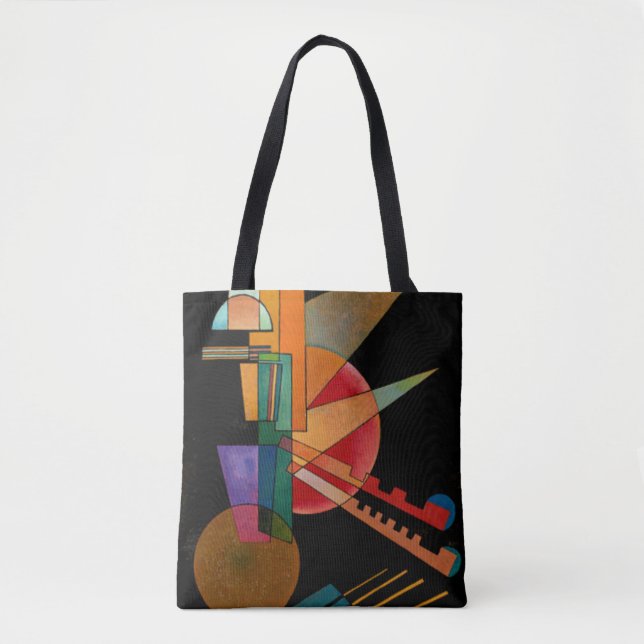 Bolso De Tela Kandinsky - Interpretación abstracta (Anverso)