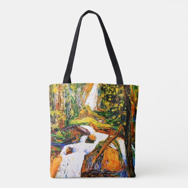 Bolso De Tela Kandinsky - Kochel - Cascada I (Reverso)