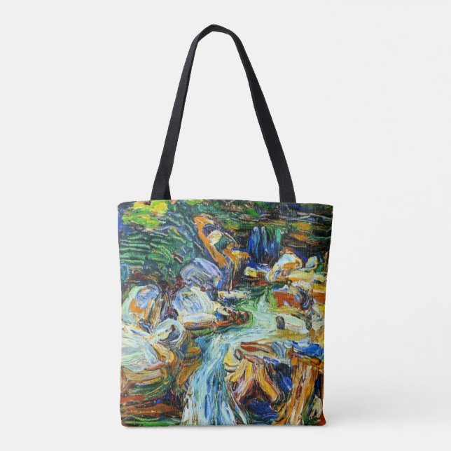 Bolso De Tela Kandinsky - Kochel - Cascada II (Reverso)