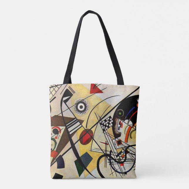 Bolso De Tela Kandinsky - Línea transversal (Reverso)
