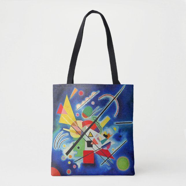 Bolso De Tela Kandinsky - Pintura azul (Anverso)