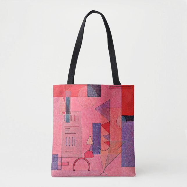 Bolso De Tela Kandinsky - Pinturas en capas y coloridas, (Anverso)