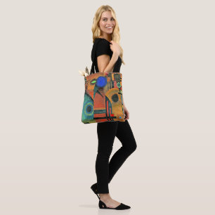 Bolso De Tela Kandinsky - Silencio marrón, arte abstracto