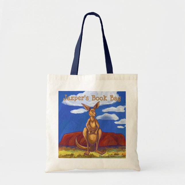Bolso De Tela Kangaroo Stationery (Frente)