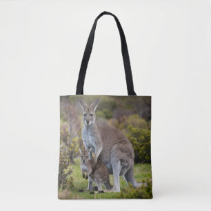 Bolso De Tela Kangaroo y Joey