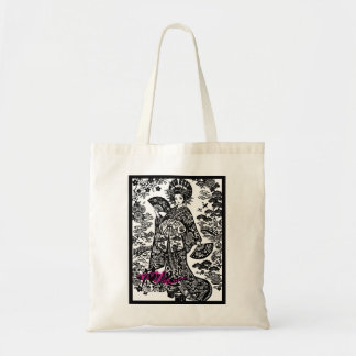 Bolso De Tela Kanji Art: Oiran (Courtesan) of Edo Period Japan