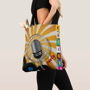 Bolso De Tela Karaoke Fiesta Tote Bag
