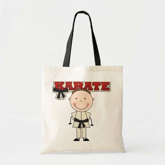 Bolso De Tela KARATE - camisetas y regalos triguenos del (Frente)