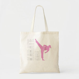 Bolso De Tela Karate Chica Chicas de artes marciales autodefensa