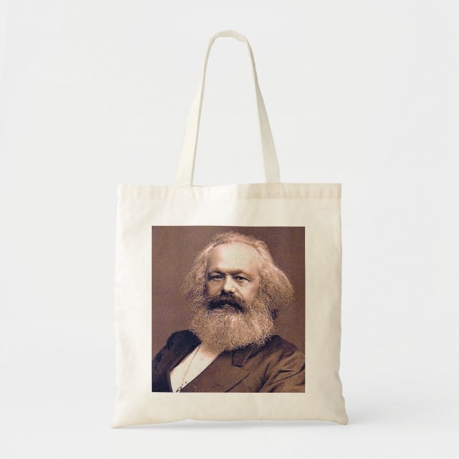 Bolso De Tela Karl Marx (Frente)