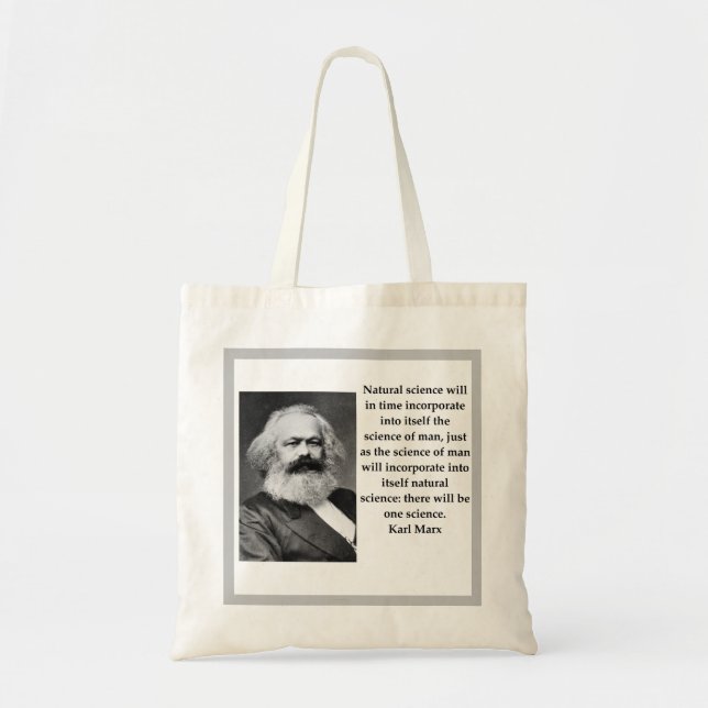 Bolso De Tela Karl Marx (Frente)