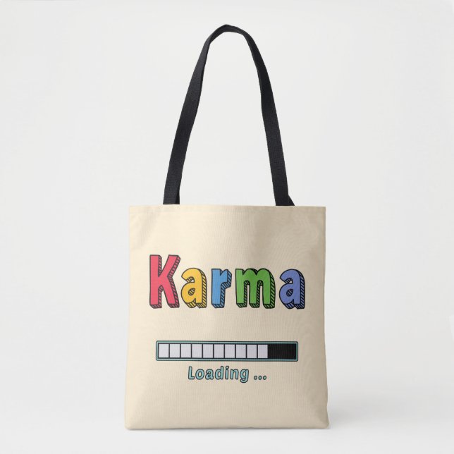 Bolso De Tela Karma cargando...   (Anverso)