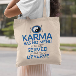 Bolso De Tela Karma No Tiene Menú... Gráfico de Yin Yang