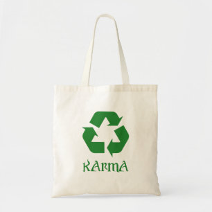 Bolso De Tela Karma recicla lo que sucede