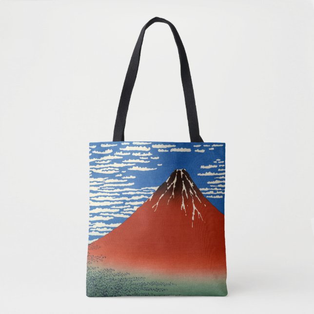 Bolso De Tela Katsushika Hokusai - Buen Viento, Buenos Días (Anverso)