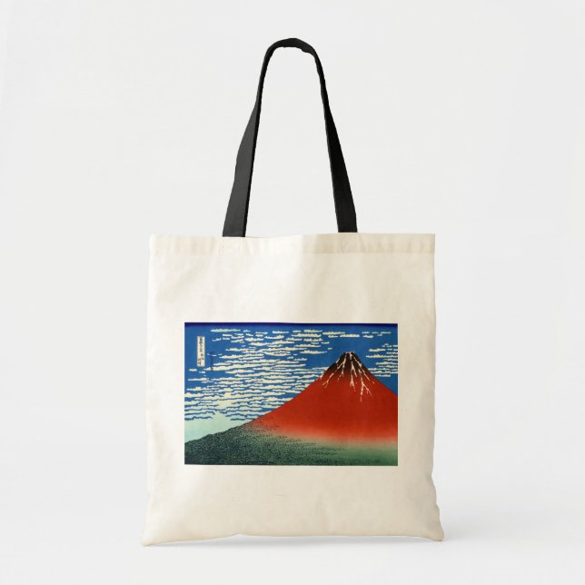 Bolso De Tela Katsushika Hokusai - Buen Viento, Buenos Días (Frente)