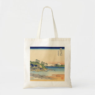 Bolso De Tela Katsushika Hokusai Enoshima en la provincia de Sag