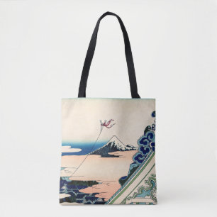 Bolso De Tela Katsushika Hokusai - Templo Asakusa Honganji, Edo