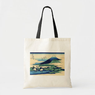 Bolso De Tela Katsushika Hokusai - Umegawa en la provincia de Sa