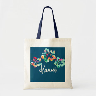 Bolso De Tela Kauai Hawaii Hawaii Surfista de Flores Hibiscus