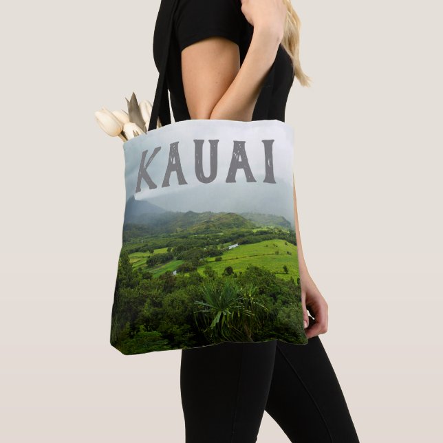 Bolso De Tela Kauai, paisaje de Hawai (Detalle)