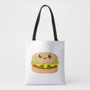 Bolso De Tela Kawaii Burger