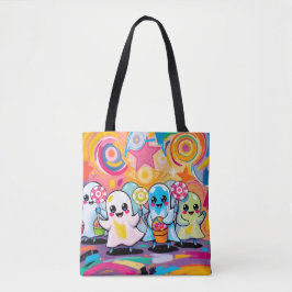 Bolso De Tela Kawaii Candy Parade Colorido Personalizado